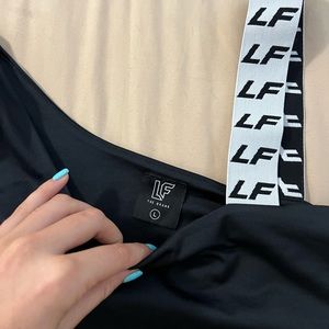 LF black crop top! Never worn, size L